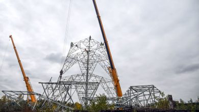 New-Overhead-High-voltage-Power-Line-Nearing-Completion